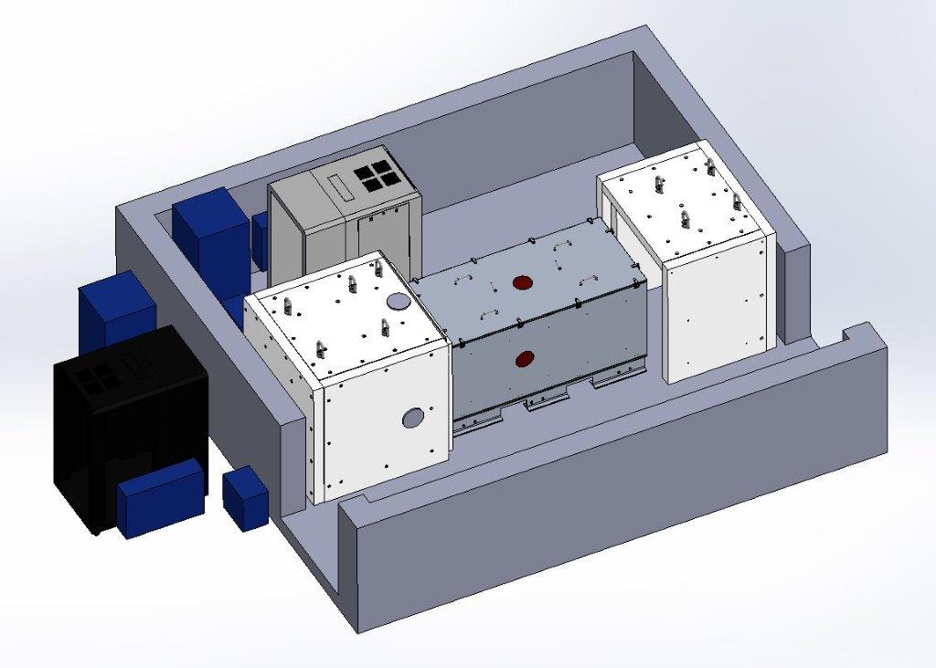 Shielded neutron generator, Adelphi Technology