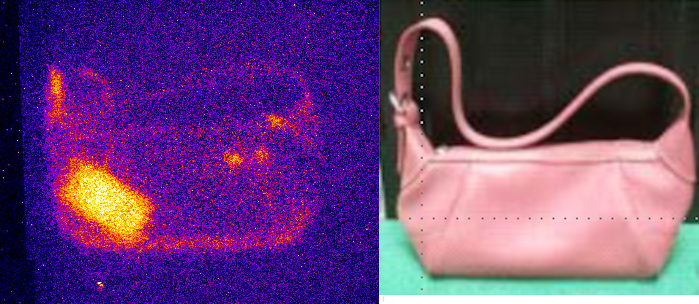 Adelphi Technology Neutron Radiograph Image - Handbag