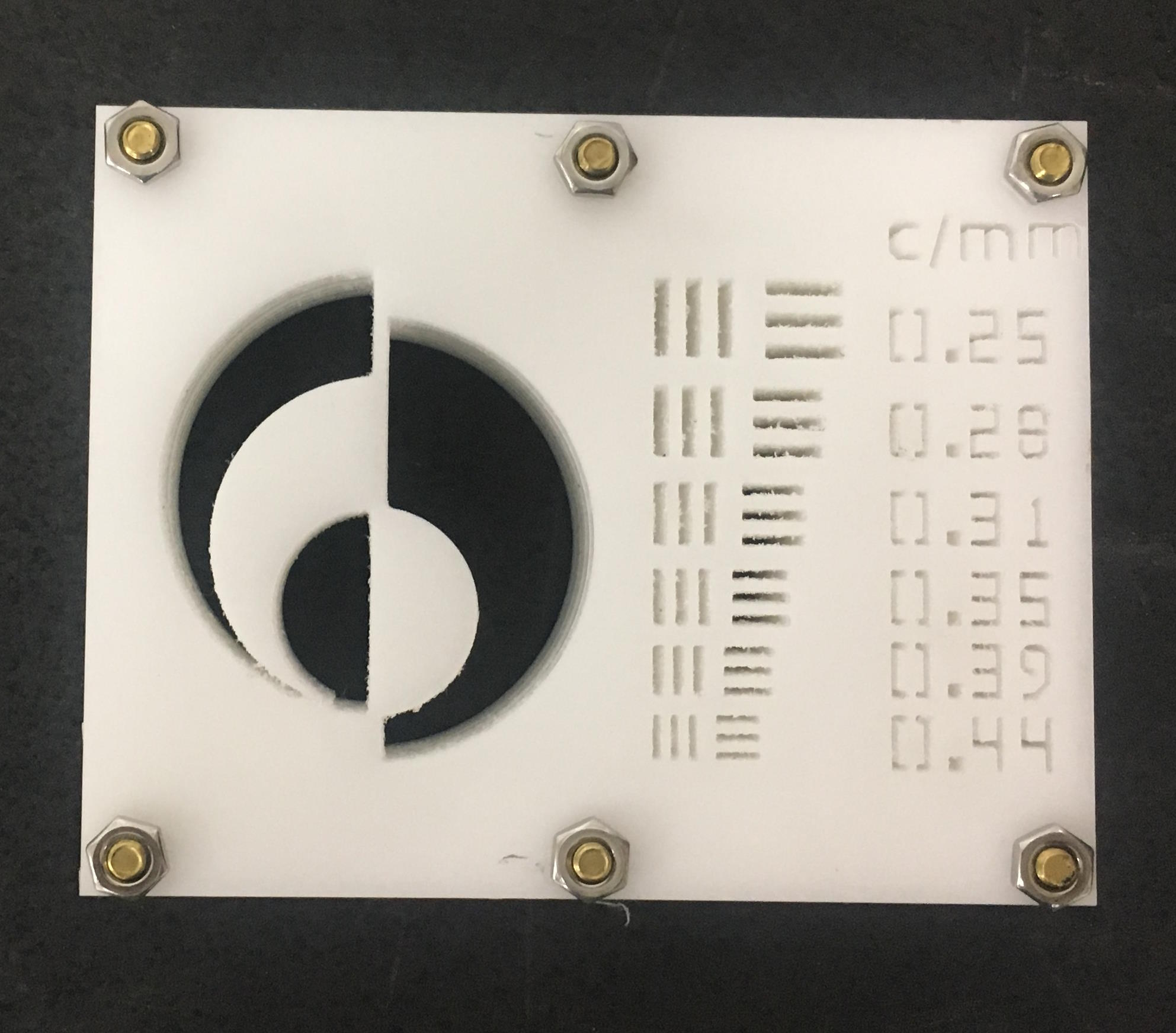 Neutron imaging phantom