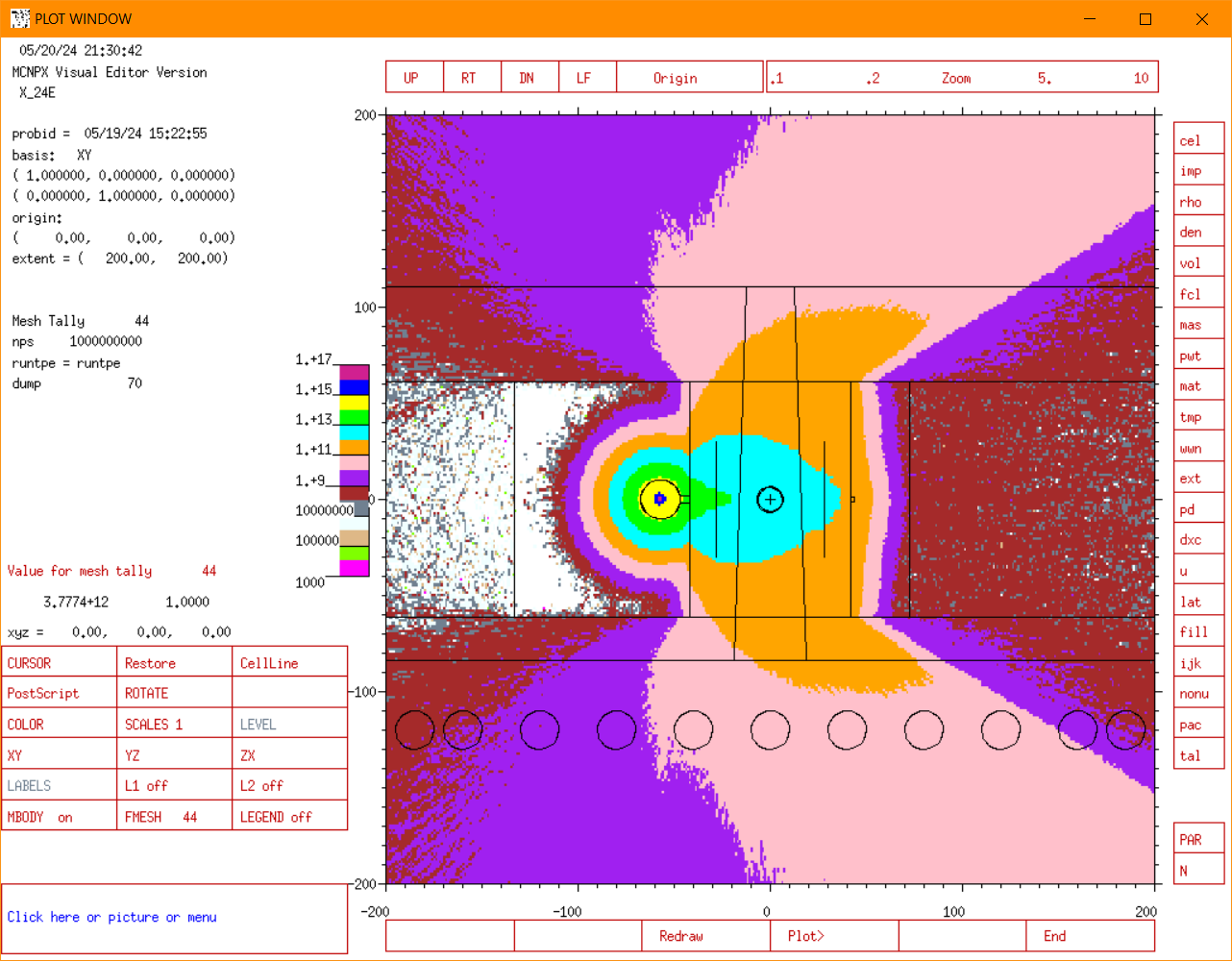 MCNP simulation of neutron densitometer system